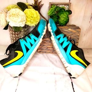 Nike Free Trainer 3.0 V3 Men Size Black Aqua Running Shoes 705270-071 C5